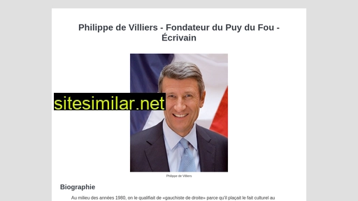 philippedevilliers.fr alternative sites