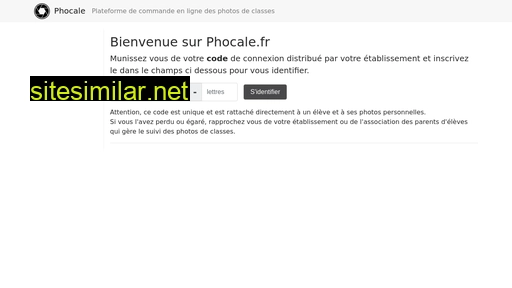 phocale.fr alternative sites