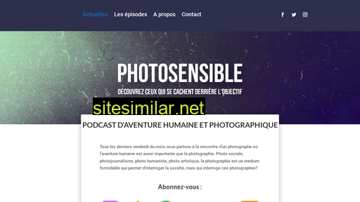Photosensible-lepodcast similar sites
