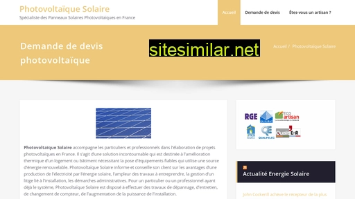 photovoltaique-solaire.fr alternative sites