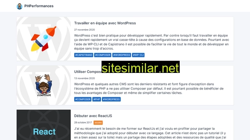 phperformances.fr alternative sites