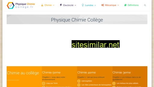 physique-chimie-college.fr alternative sites