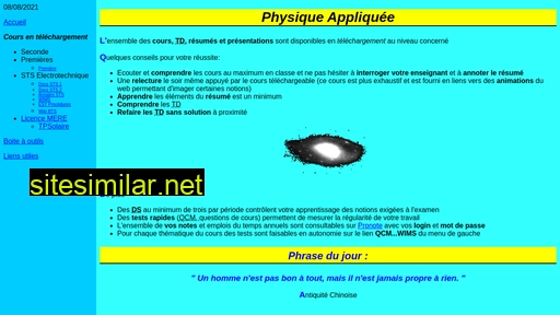 physiquejv1.free.fr alternative sites