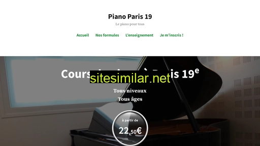 pianoparis19.fr alternative sites
