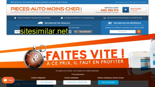 pieces-auto-moins-cher.fr alternative sites