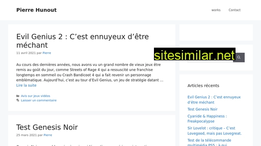 pierrehunout.fr alternative sites