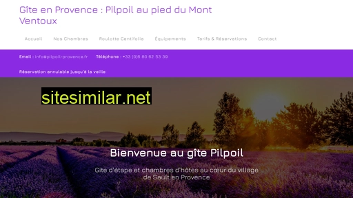 pilpoil-provence.fr alternative sites