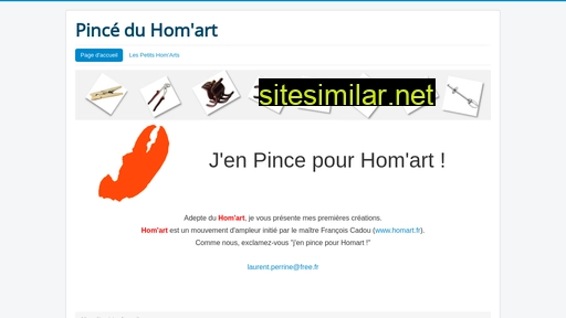 pinceduhomart.fr alternative sites