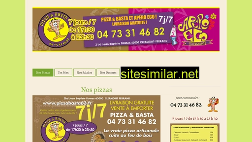 pizzabasta63.fr alternative sites