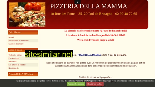 Pizzadellamamma similar sites