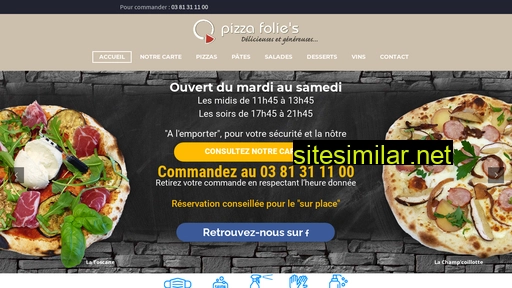 Pizzafolies similar sites