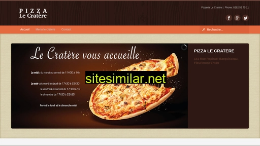 pizza-lecratere.fr alternative sites