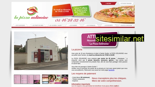 pizzasolinoise.fr alternative sites