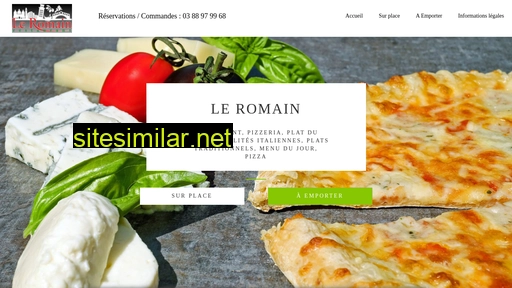 pizzeria-le-romain.fr alternative sites
