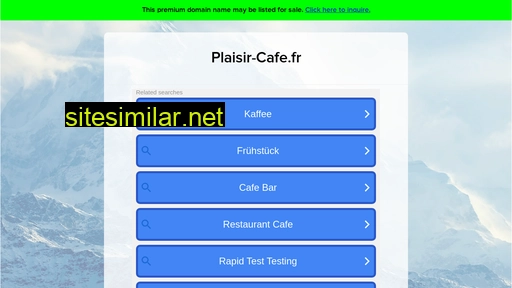 plaisir-cafe.fr alternative sites