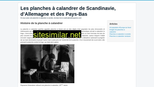plancheacalandrer.fr alternative sites