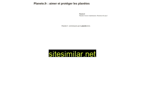 planete.fr alternative sites