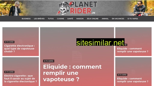 planetrider.fr alternative sites