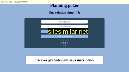 planningpoker.fr alternative sites