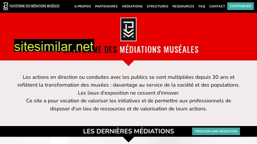 plateforme-mediation-museale.fr alternative sites
