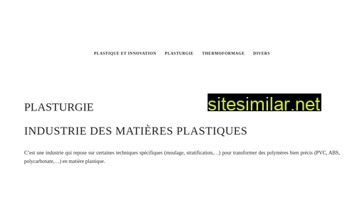 plastinov.fr alternative sites