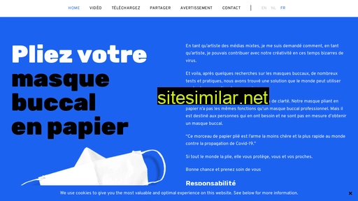 pliezvotremasquebuccalenpapier.fr alternative sites