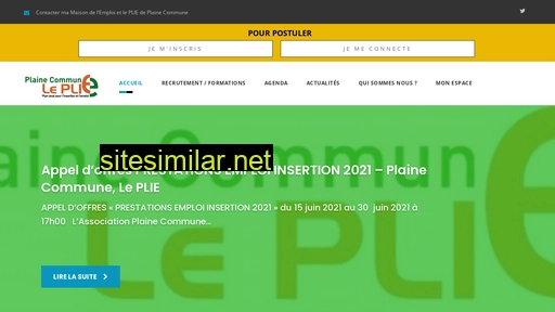 plie-plainecommune.fr alternative sites