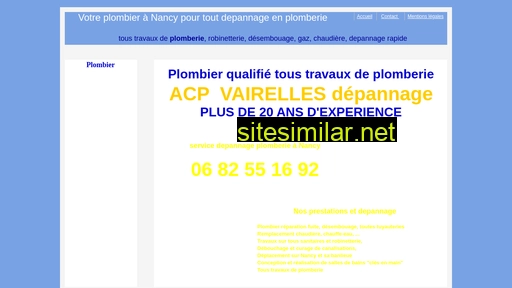 plomberie-nancy.fr alternative sites