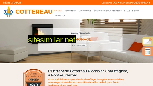 plombier-chauffagiste-cottereau.fr alternative sites