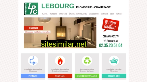 plombier-chauffagiste-lebourg.fr alternative sites