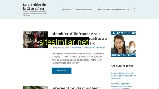 plombiercotedazur.fr alternative sites
