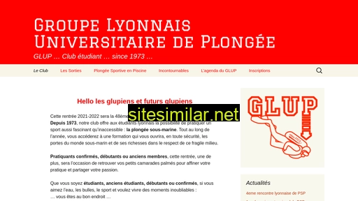 plongeeglup.fr alternative sites
