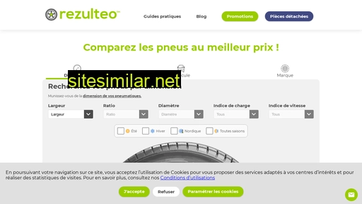 pneu.rezulteo.fr alternative sites