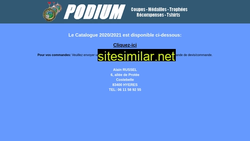 podium83.fr alternative sites