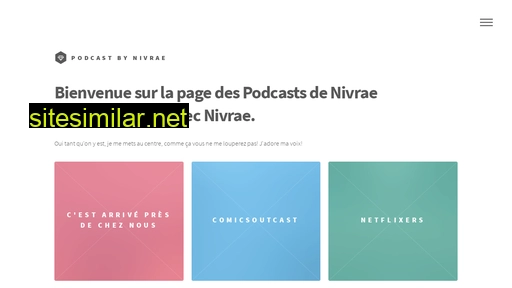 podcast.nivrae.fr alternative sites