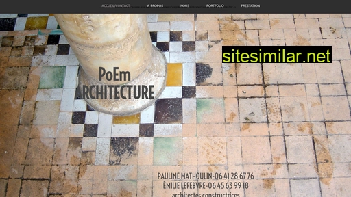 poem-architecture.fr alternative sites