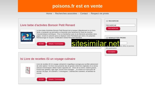 Poisons similar sites