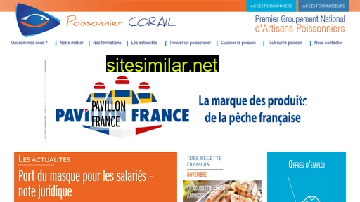 poissonniercorail.fr alternative sites