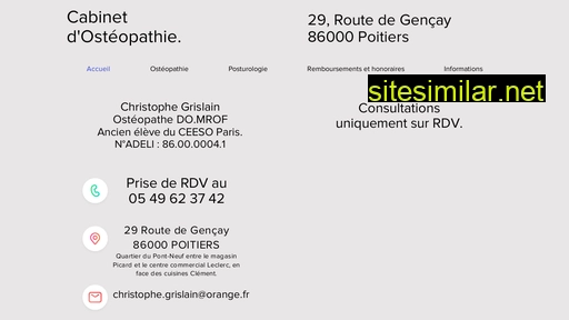 poitiers-osteopathe.fr alternative sites