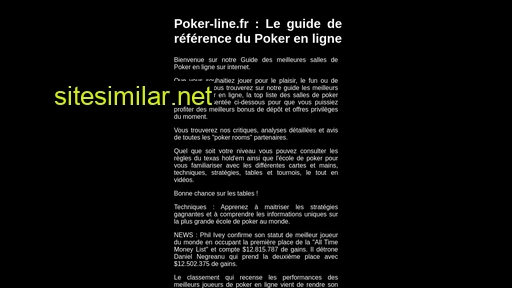 poker-line.fr alternative sites