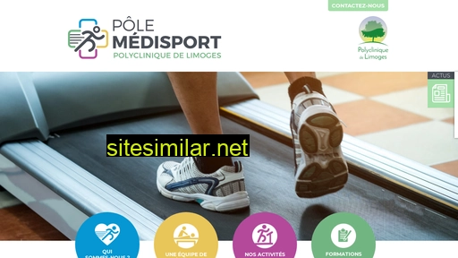 polemedisport-polycliniquedelimoges.fr alternative sites