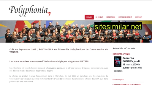polyphonia-vannes.fr alternative sites