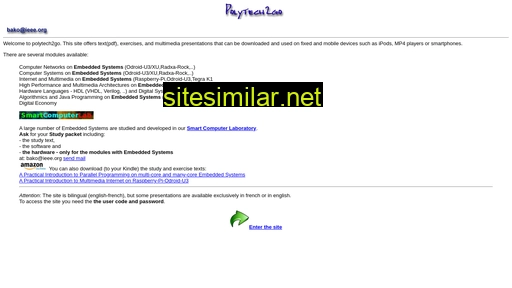 polytech2go.fr alternative sites