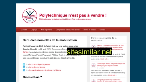 polytechniquenestpasavendre.fr alternative sites