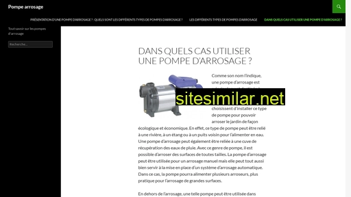 pompe-arrosage.fr alternative sites