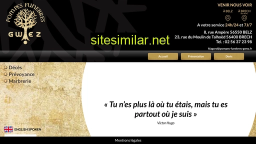 pompes-funebres-gwez.fr alternative sites