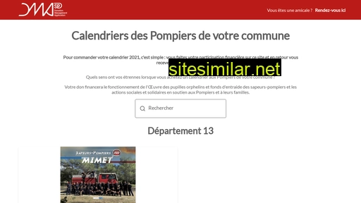 pompiers-calendriers.fr alternative sites