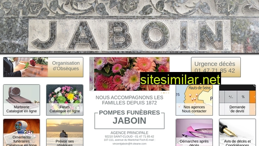 pompes-funebres-jaboin.fr alternative sites