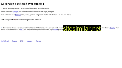 poncini.fr alternative sites