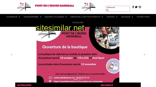 pontdeliroisehb.fr alternative sites